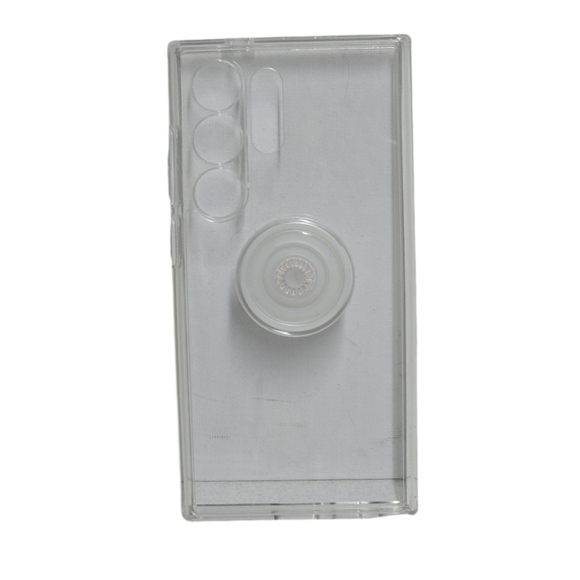 Spigen Samsung Galaxy Ultra 24 phone case clear with pop socket - Picture 1 of 12